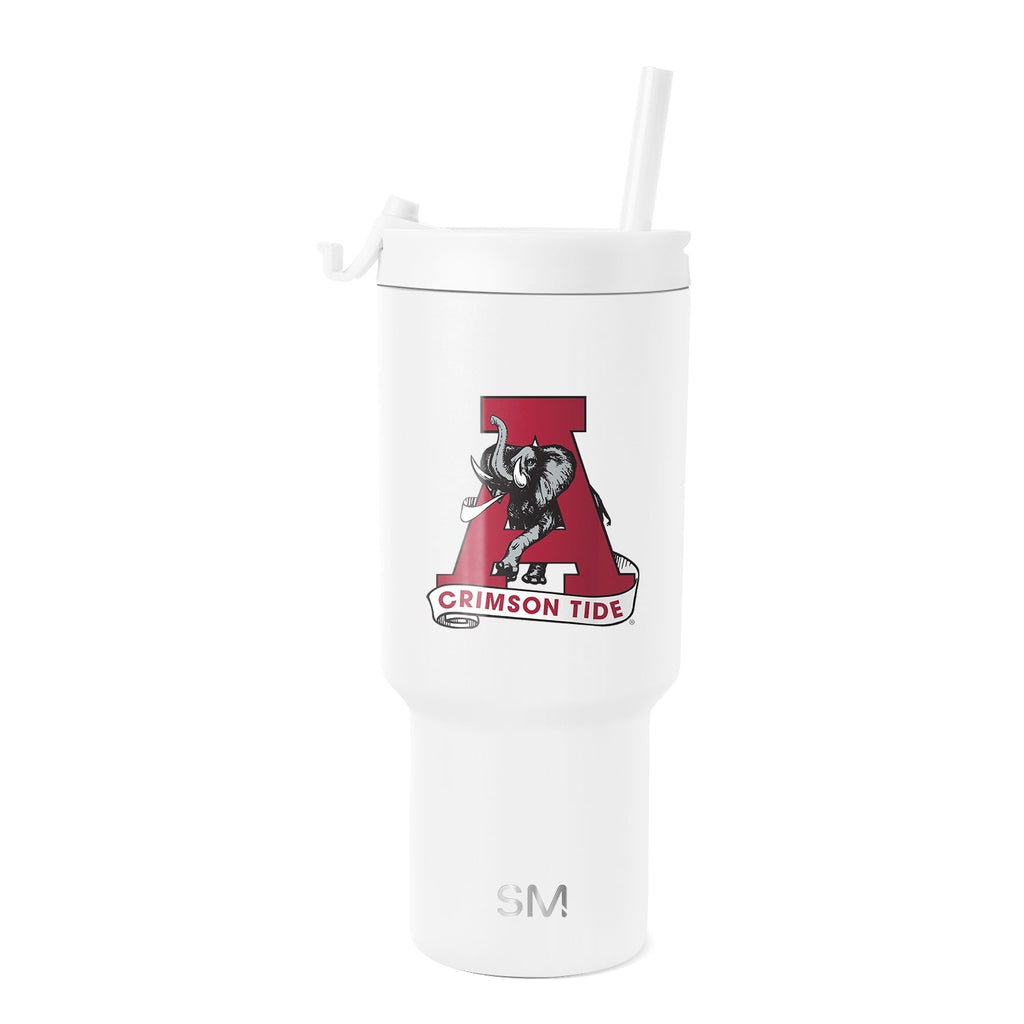 Collegiate Trek Tumbler - 30oz / Alabama / Flip