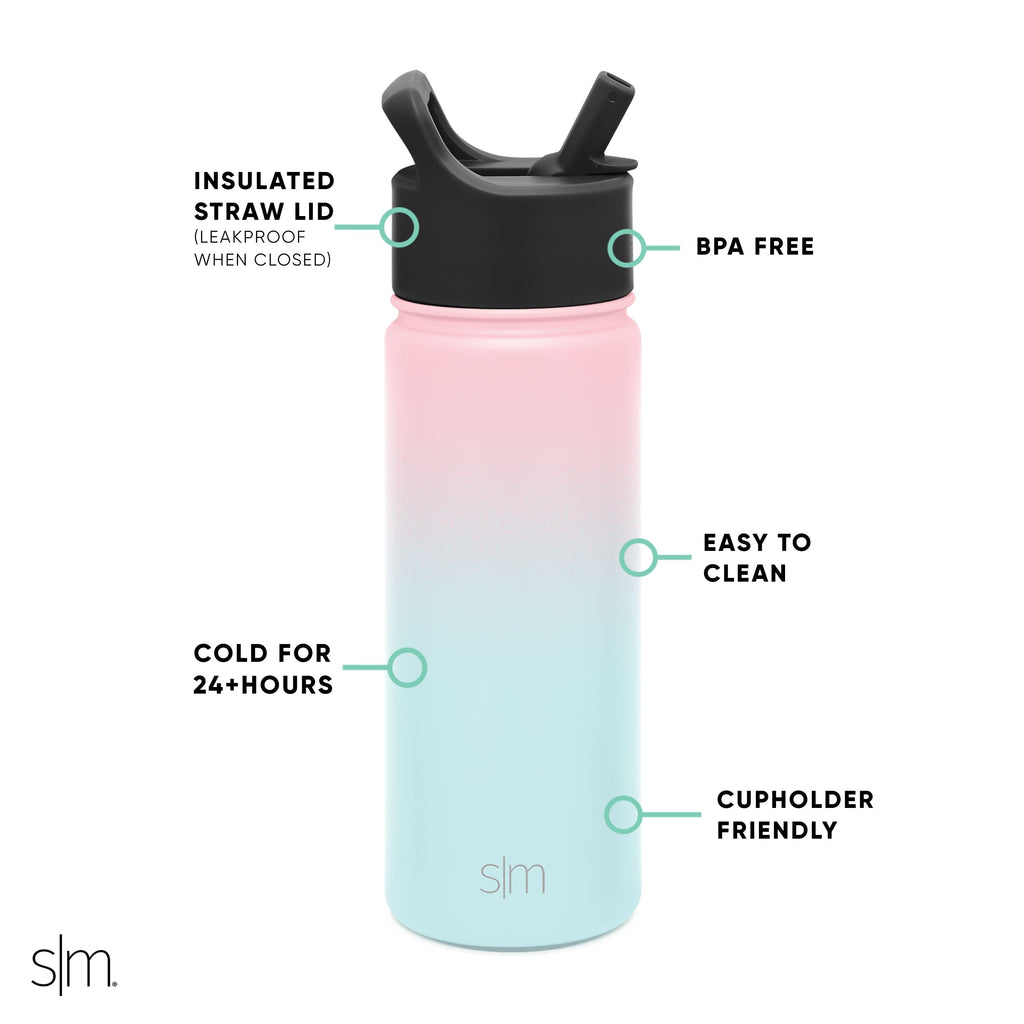 Summit Kids Water Bottle with Straw Lid - 18oz - SMF
